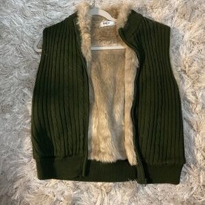 Olive Sweater Vest